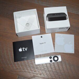 NEW Remote BOX Contents Only No Unit Apple Stickers Guide MD199LL/A Model A1469